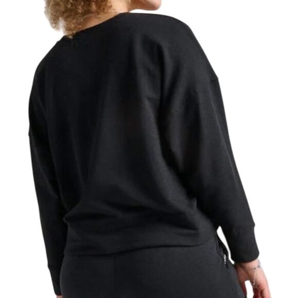 Stance Shelter Crew Neck Sweatshirt Butterblend Boxy Cut Black Size L Casual - Picture 2 of 9